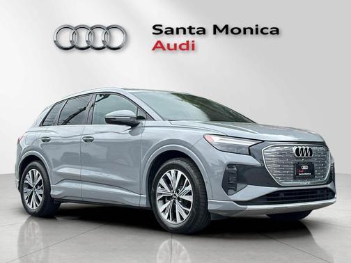 Pebble Gray 2023 Audi Q4 e-tron 40 Premium Plus
