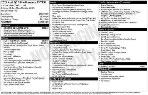 2024 Audi Q5 45 S line quattro Premium