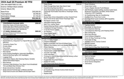 2024 Audi Q5 40 Premium