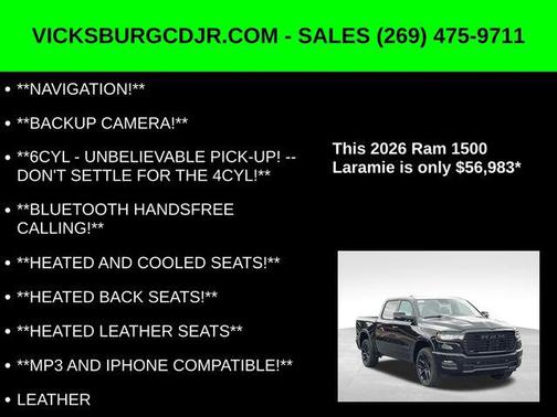 2026 RAM 1500 Laramie