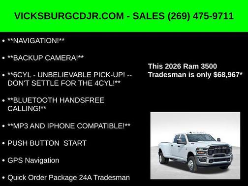 2026 RAM 3500 Tradesman