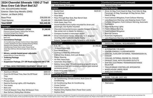 2024 Chevrolet Silverado 1500 LT Trail Boss