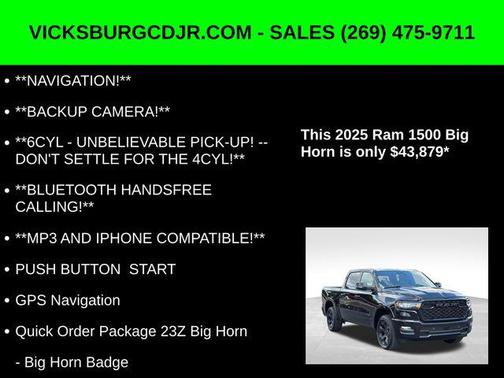 2025 RAM 1500 Big Horn/Lone Star