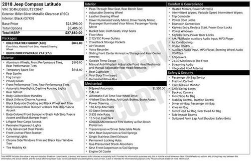 2018 Jeep Compass Latitude