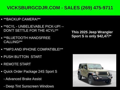 2025 Jeep Wrangler Sport S