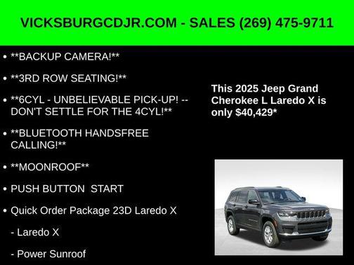 2025 Jeep Grand Cherokee L Laredo