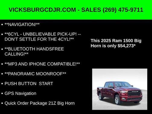 2025 RAM 1500 Big Horn/Lone Star