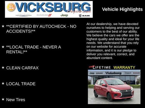 2021 Mitsubishi Mirage ES