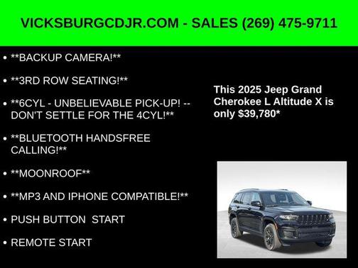 2025 Jeep Grand Cherokee L Altitude