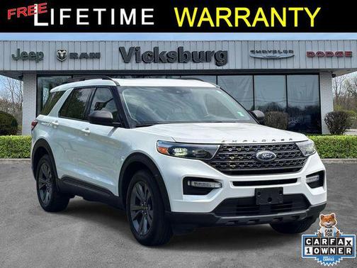 White Metallic 2021 Ford Explorer XLT