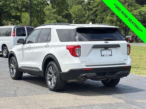 White Metallic 2021 Ford Explorer XLT