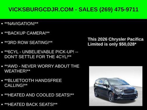 2026 Chrysler Pacifica Limited