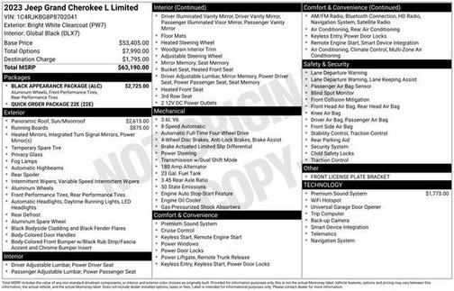 2023 Jeep Grand Cherokee L Limited