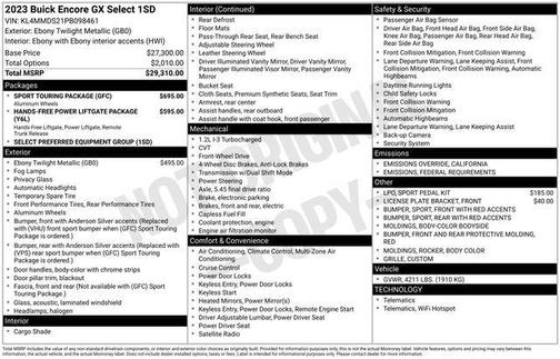 2023 Buick Encore GX Select