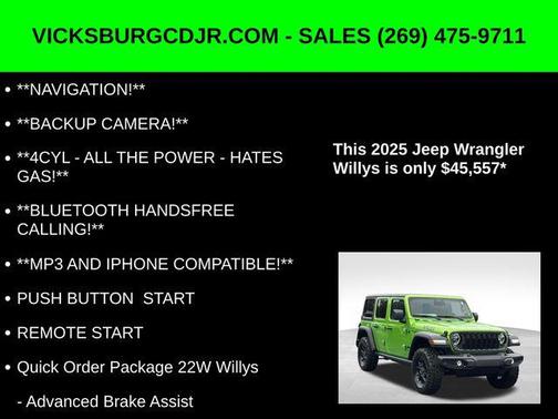 2025 Jeep Wrangler Willys