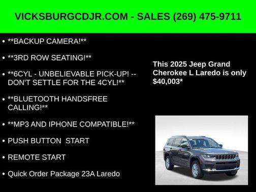 2025 Jeep Grand Cherokee L Laredo