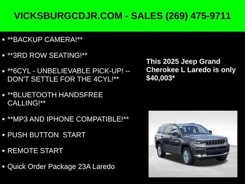 2025 Jeep Grand Cherokee L Laredo