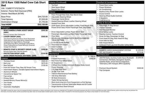 2015 RAM 1500 Rebel