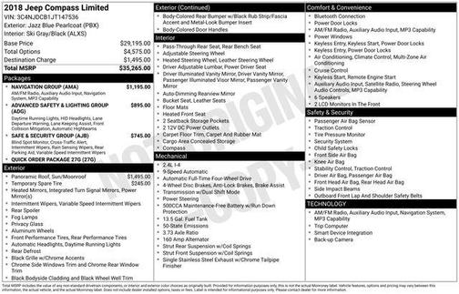 2018 Jeep Compass Limited