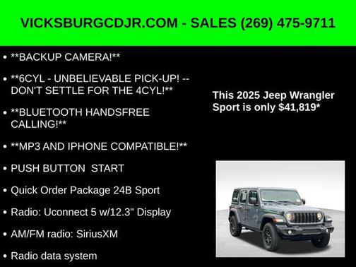 2025 Jeep Wrangler Sport