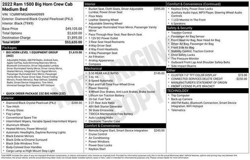 2022 RAM 1500 Big Horn/Lone Star