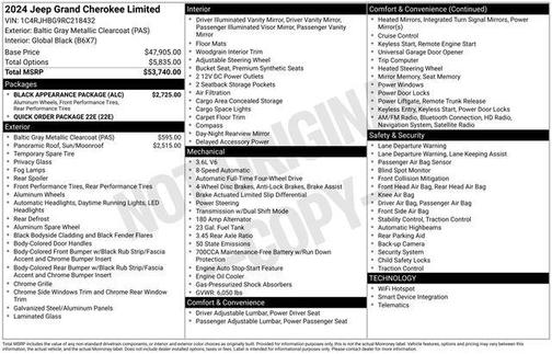 2024 Jeep Grand Cherokee Limited X