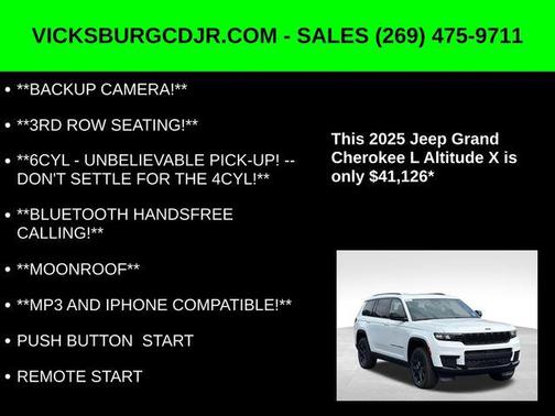 2025 Jeep Grand Cherokee L Altitude