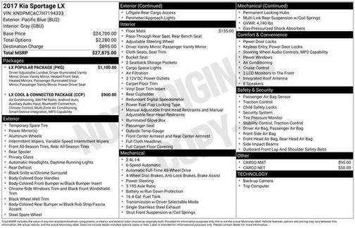 2017 Kia Sportage LX