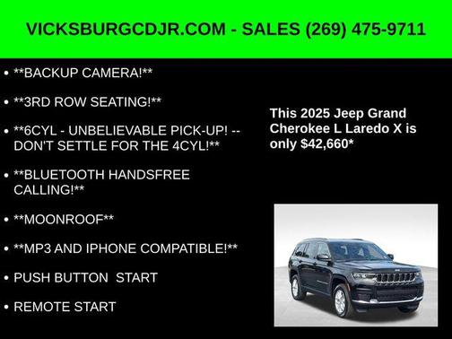 2025 Jeep Grand Cherokee L Laredo