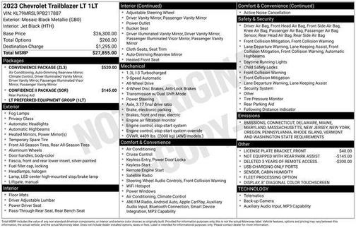 2023 Chevrolet Trailblazer LT