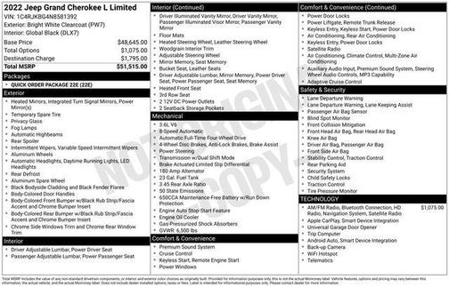 2022 Jeep Grand Cherokee L Limited