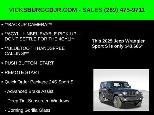 2025 Jeep Wrangler Sport S