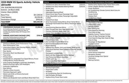 2020 BMW X5 xDrive40i