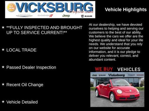 2008 Volkswagen New Beetle SE