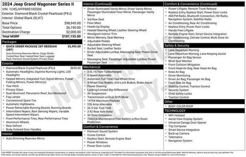 2024 Jeep Grand Wagoneer Series II 4x4