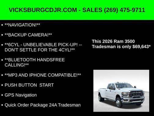 2026 RAM 3500 Tradesman