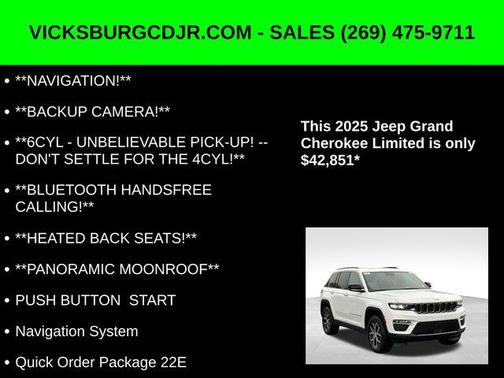 2025 Jeep Grand Cherokee Limited X