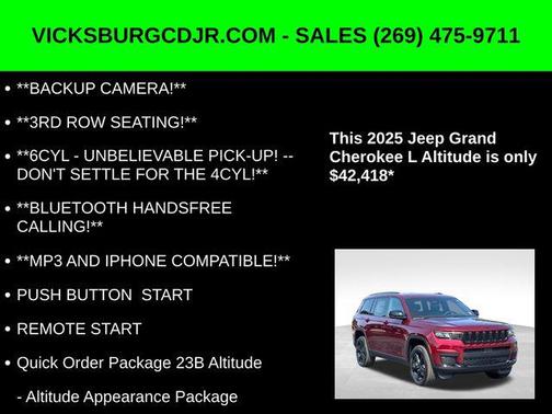 2025 Jeep Grand Cherokee L Altitude