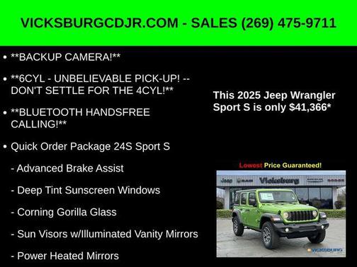 2025 Jeep Wrangler Sport S