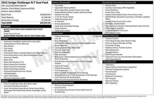 2022 Dodge Challenger R/T Scat Pack