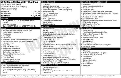 2022 Dodge Challenger R/T Scat Pack