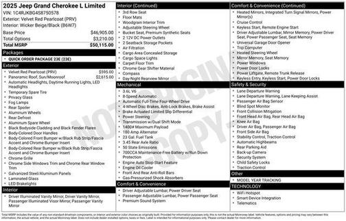 2025 Jeep Grand Cherokee L Limited
