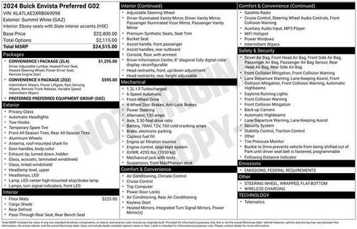 2024 Buick Envista Preferred FWD