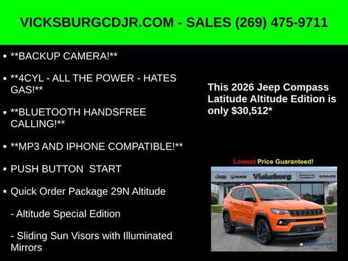 2026 Jeep Compass Latitude