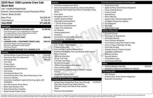 2025 RAM 1500 Laramie