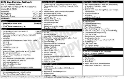 2022 Jeep Cherokee Trailhawk