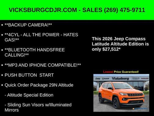 2026 Jeep Compass Latitude