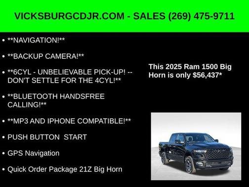 2025 RAM 1500 Big Horn/Lone Star