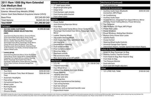 2011 Dodge Ram 1500 SLT