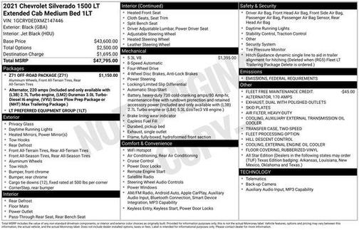 2021 Chevrolet Silverado 1500 LT